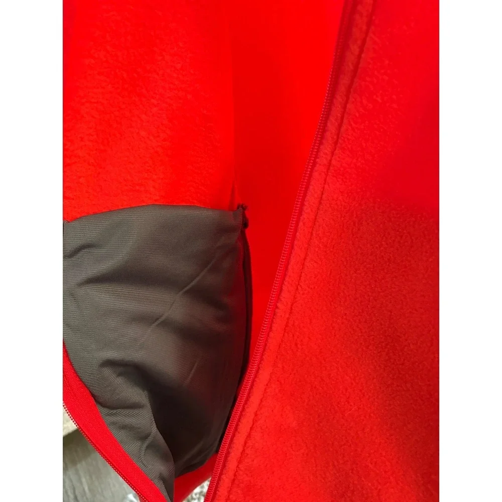 Columbia Fleece Jacket Red Full Zip Youth Girls 14 16 Outdoor Adventure‎